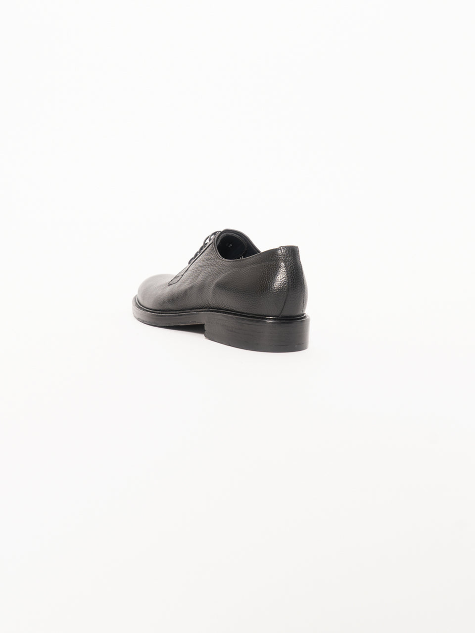 SEBOY'S Derby Classica in Pelle Martellata Nero Italy