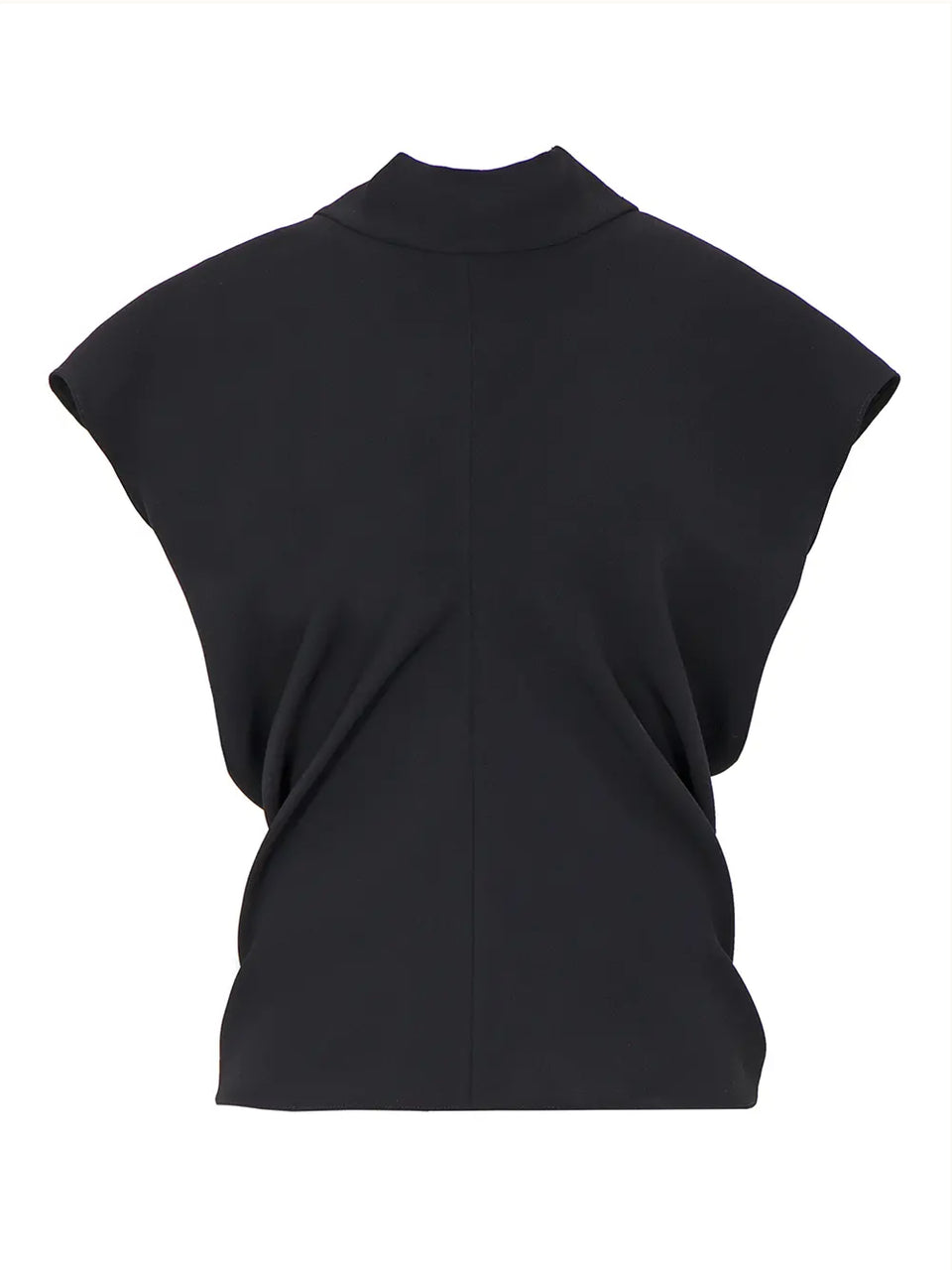 P.A.R.O.S.H. Blusa con Cannello e Fiocco Nero Italy