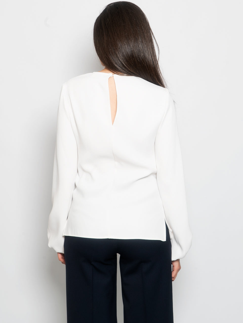 P.A.R.O.S.H. Blusa con Manica a Palloncino Panna Vendita
