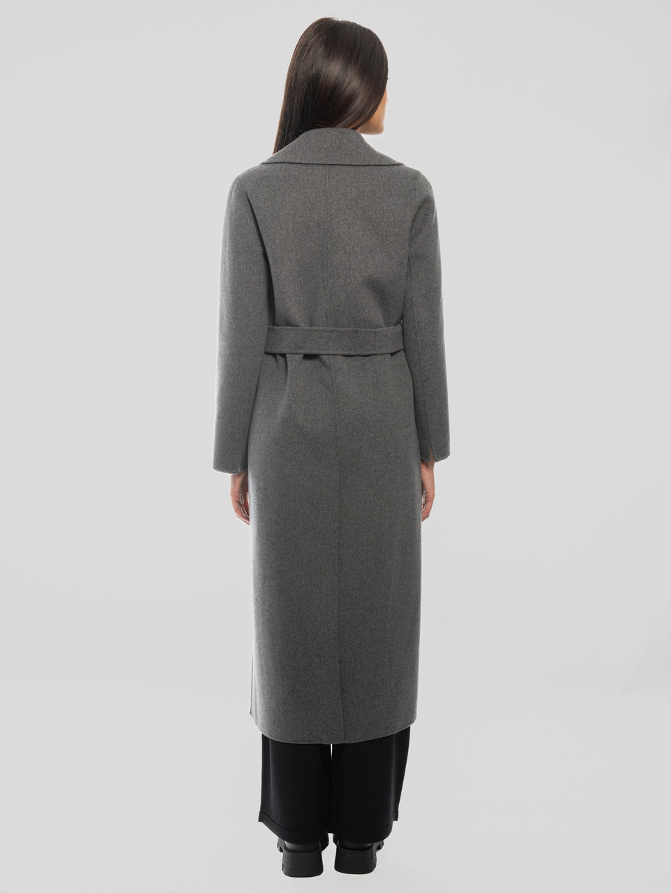 MAX MARA Cappotto Lungo a Vestaglia Poldo Grigio Novità