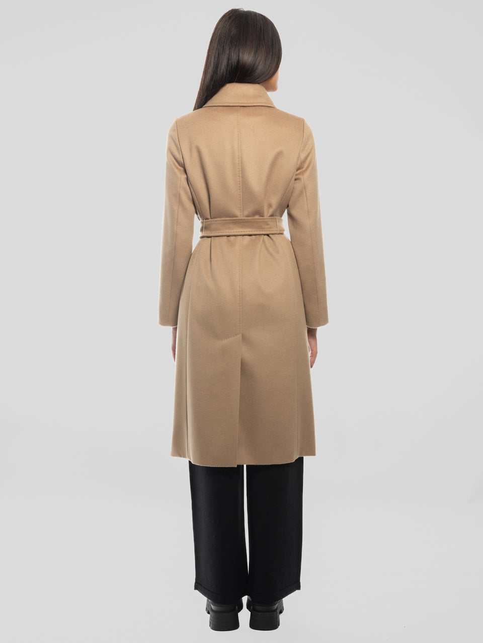 MAX MARA Cappotto Doppiopetto in Drap di Lana BCollag Cammello Offerta
