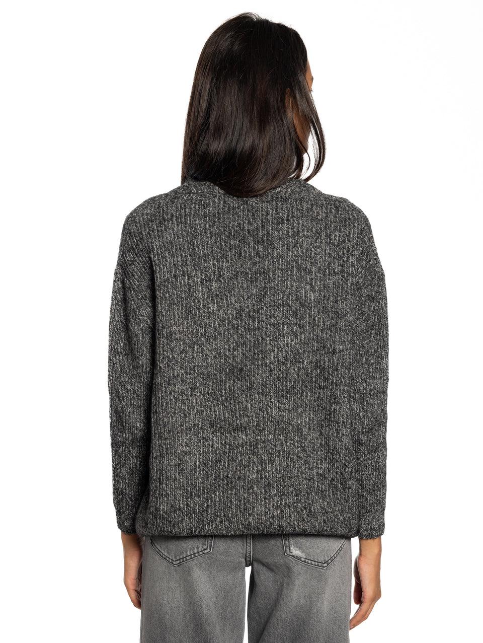 PINKO Cardigan Mélange con Scollo a V Grigio Vendita Calda