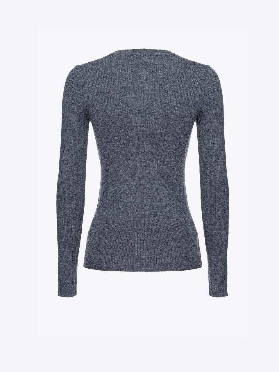 PINKO Cardigan con Bottoni Dorati Grigio Offerta speciale