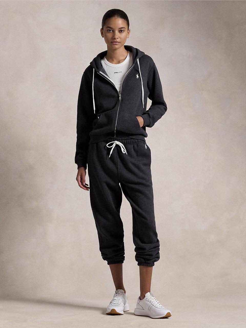 RALPH LAUREN Felpa con Cappuccio Full Zip Nero Latest fashion