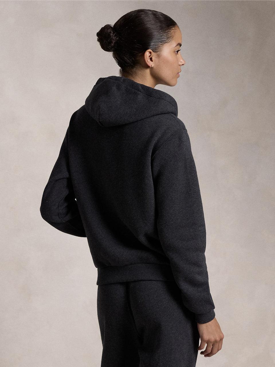 RALPH LAUREN Felpa con Cappuccio Full Zip Nero Latest fashion