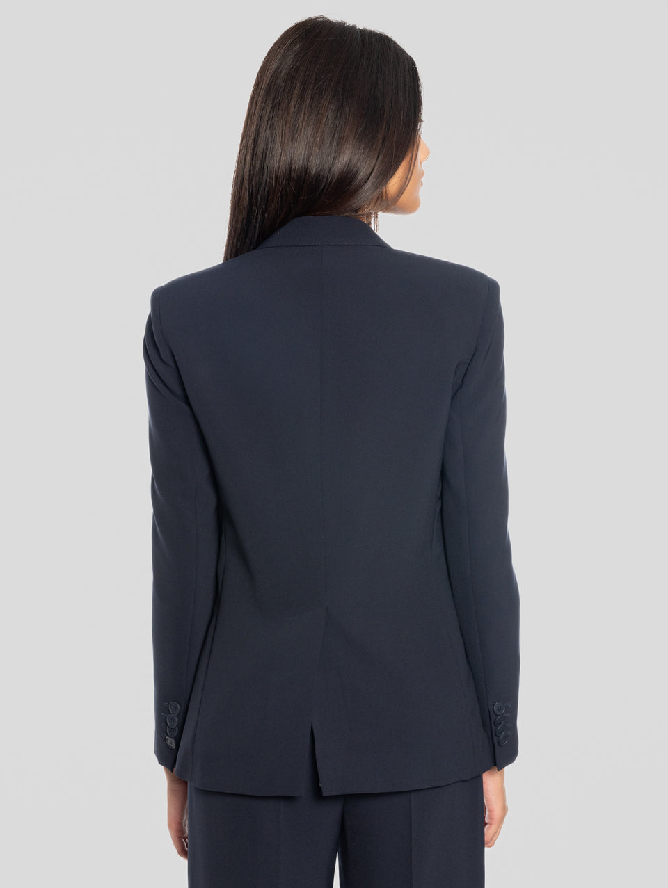 MAISON SECRÈTE Giacca Monopetto in Cady Blu Offerte speciali