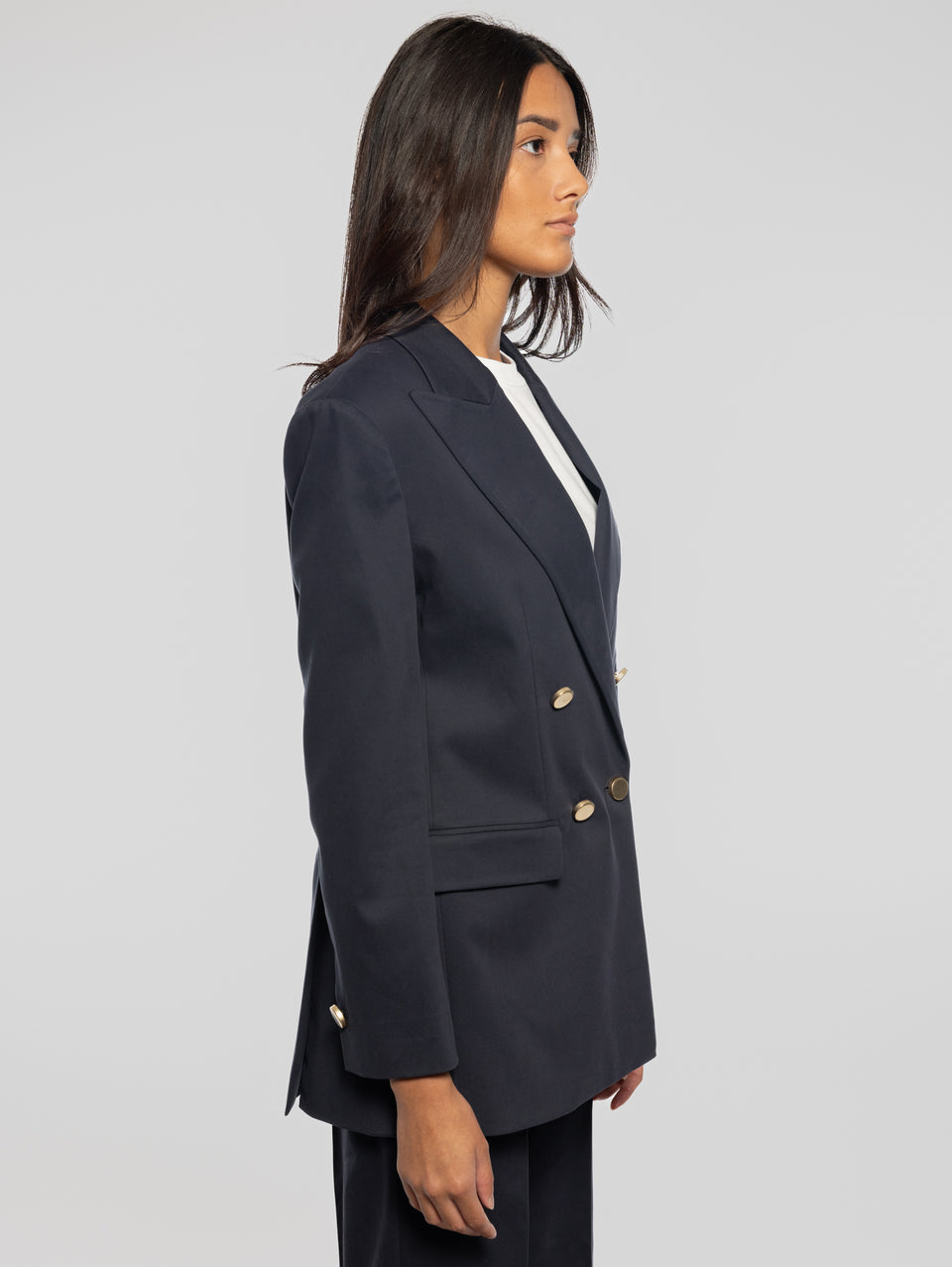P.A.R.O.S.H. Giacca Doppio Petto Oversize Blu Super Saving Price