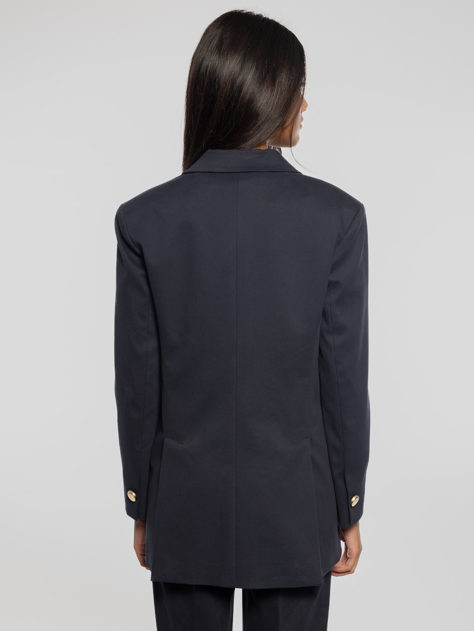 P.A.R.O.S.H. Giacca Doppio Petto Oversize Blu Super Saving Price