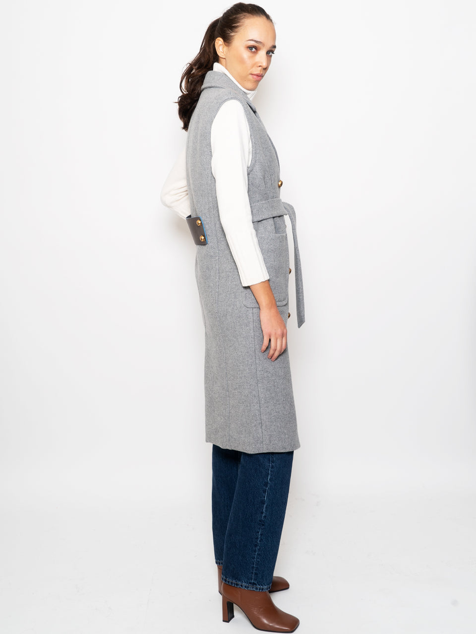 LOST IN ME Gilet Doppio Petto Grigio Fino al 55% di sconto