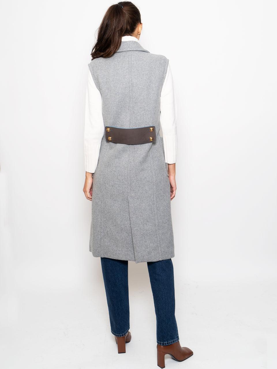 LOST IN ME Gilet Doppio Petto Grigio Fino al 55% di sconto