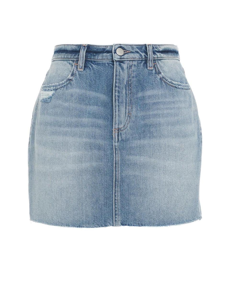ICON DENIM Mini Gonna Nelly in Jeans Blu Duty-free