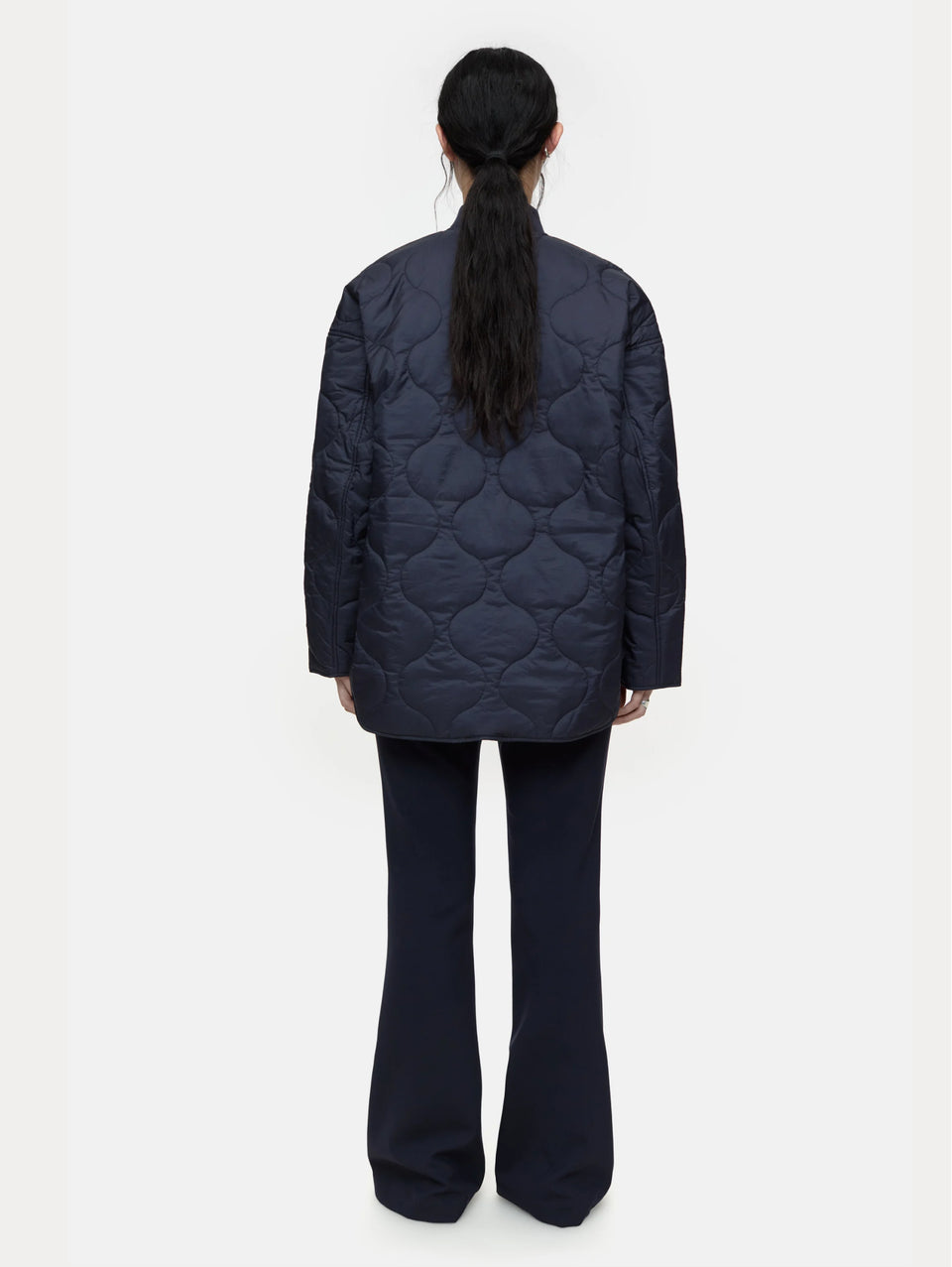 CLOSED Giubbotto Trapuntato in Nylon Blu Pezzi Unici
