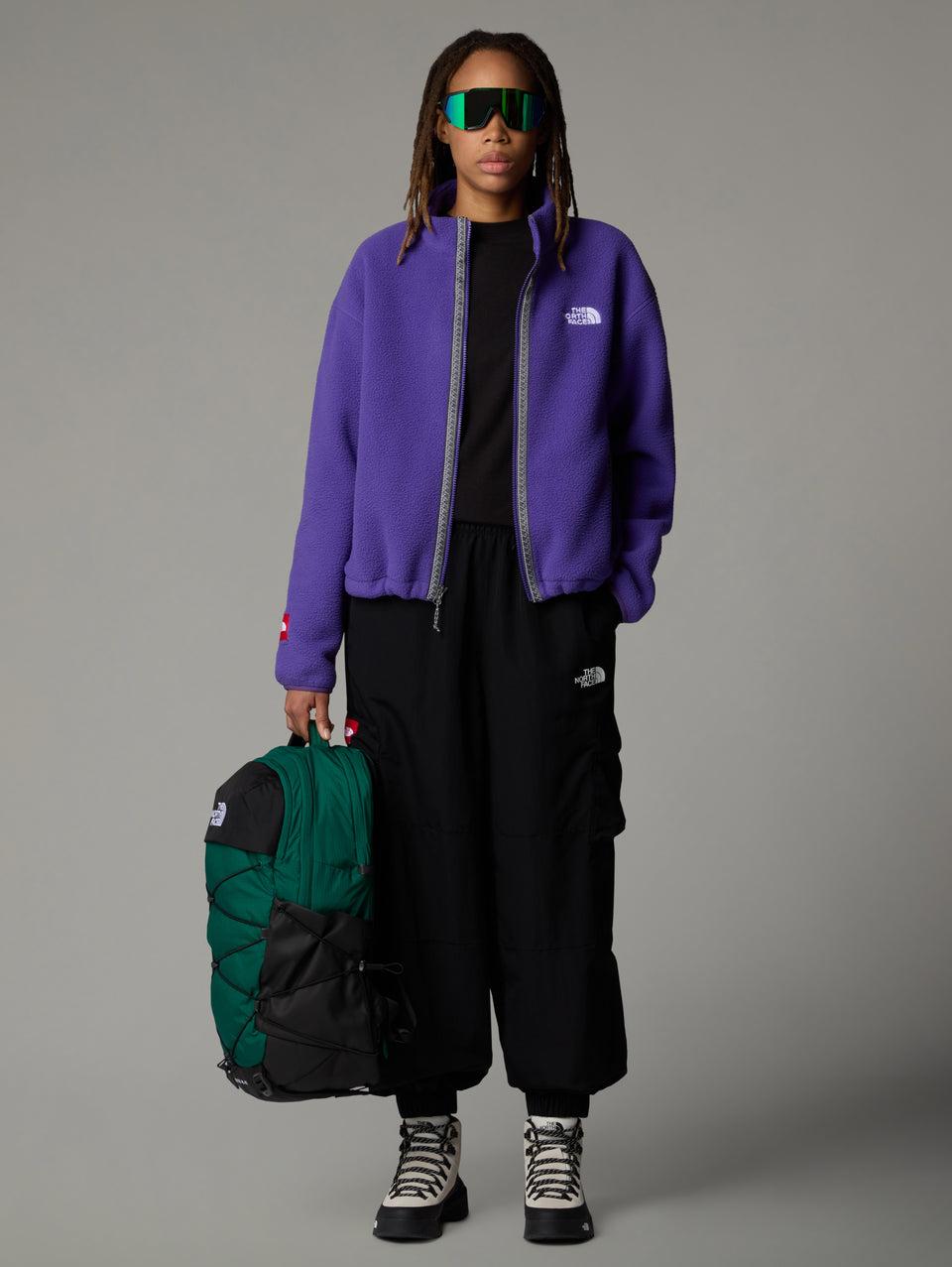 THE NORTH FACE Pile Fleeski con Cerniera Integrale Viola Affare Del Giorno