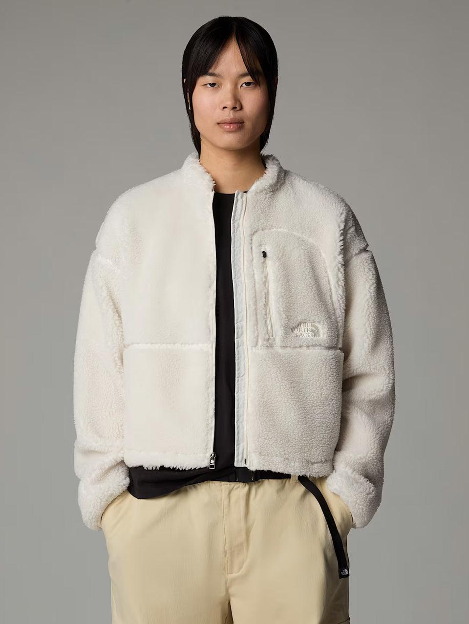THE NORTH FACE Pile Extreme Donna a Pelo Lungo Bianco Presa