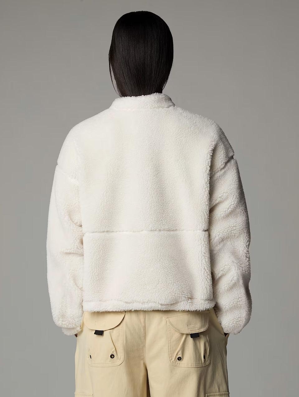 THE NORTH FACE Pile Extreme Donna a Pelo Lungo Bianco Presa