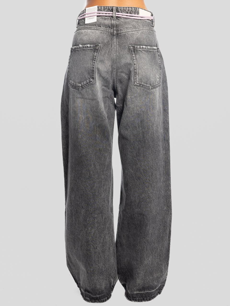 ICON DENIM Jeans Debby Wide Leg Nero Hotsell