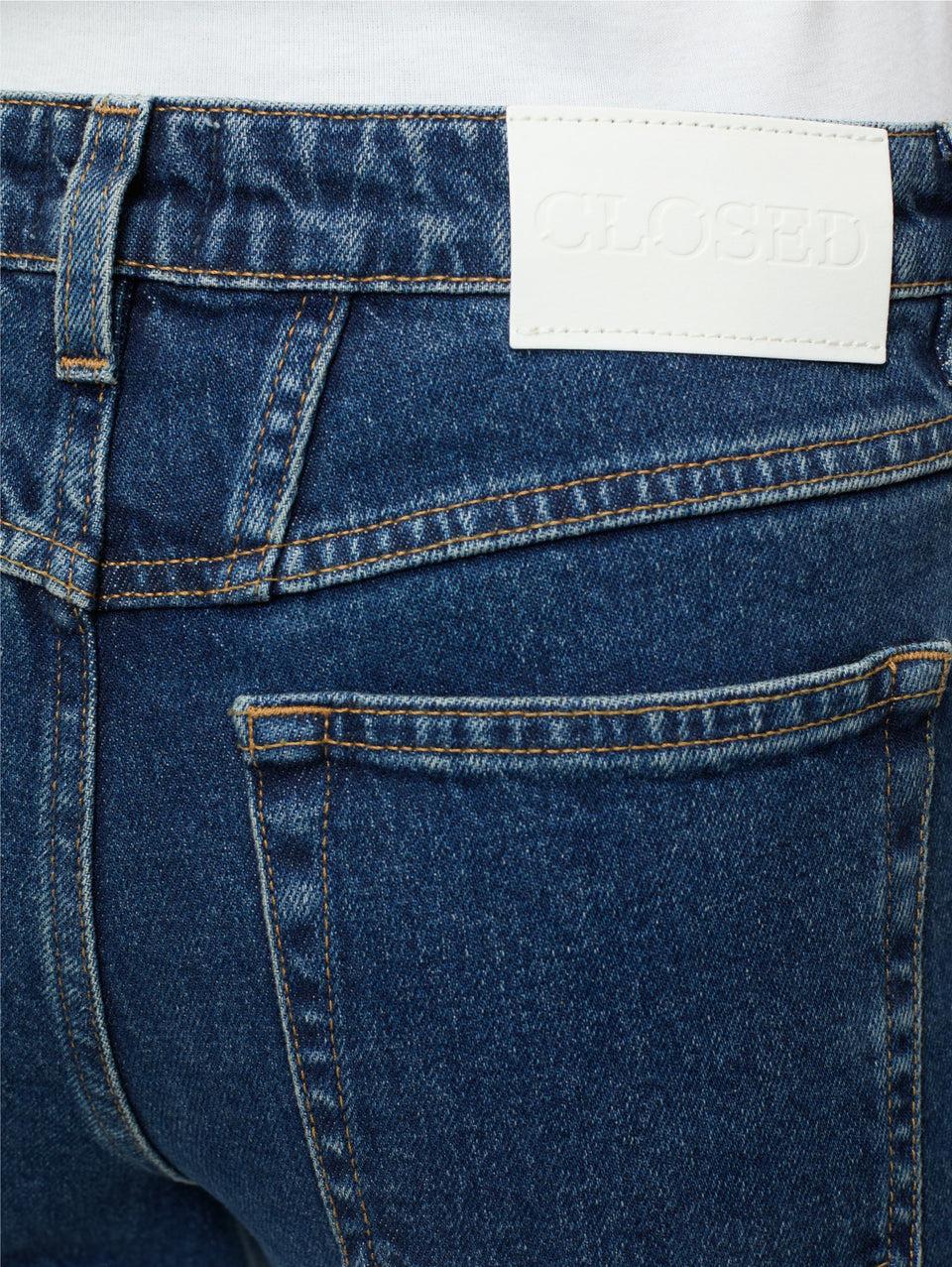 CLOSED Jeans Slim Fit Gamba Svasata Blu Indaco Vendite Flash