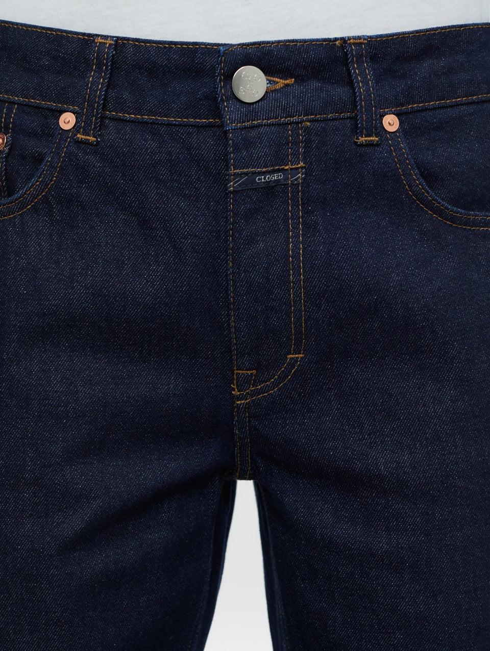 CLOSED Jeans Cropped con Vita Media Blu Negozio