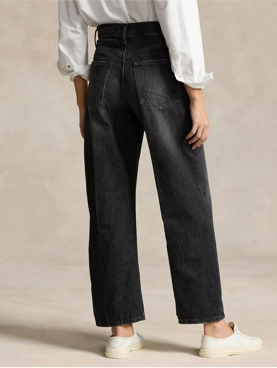 RALPH LAUREN Jeans in Cotone Egiziano Cropped Grigio Sconto di tempo limitato