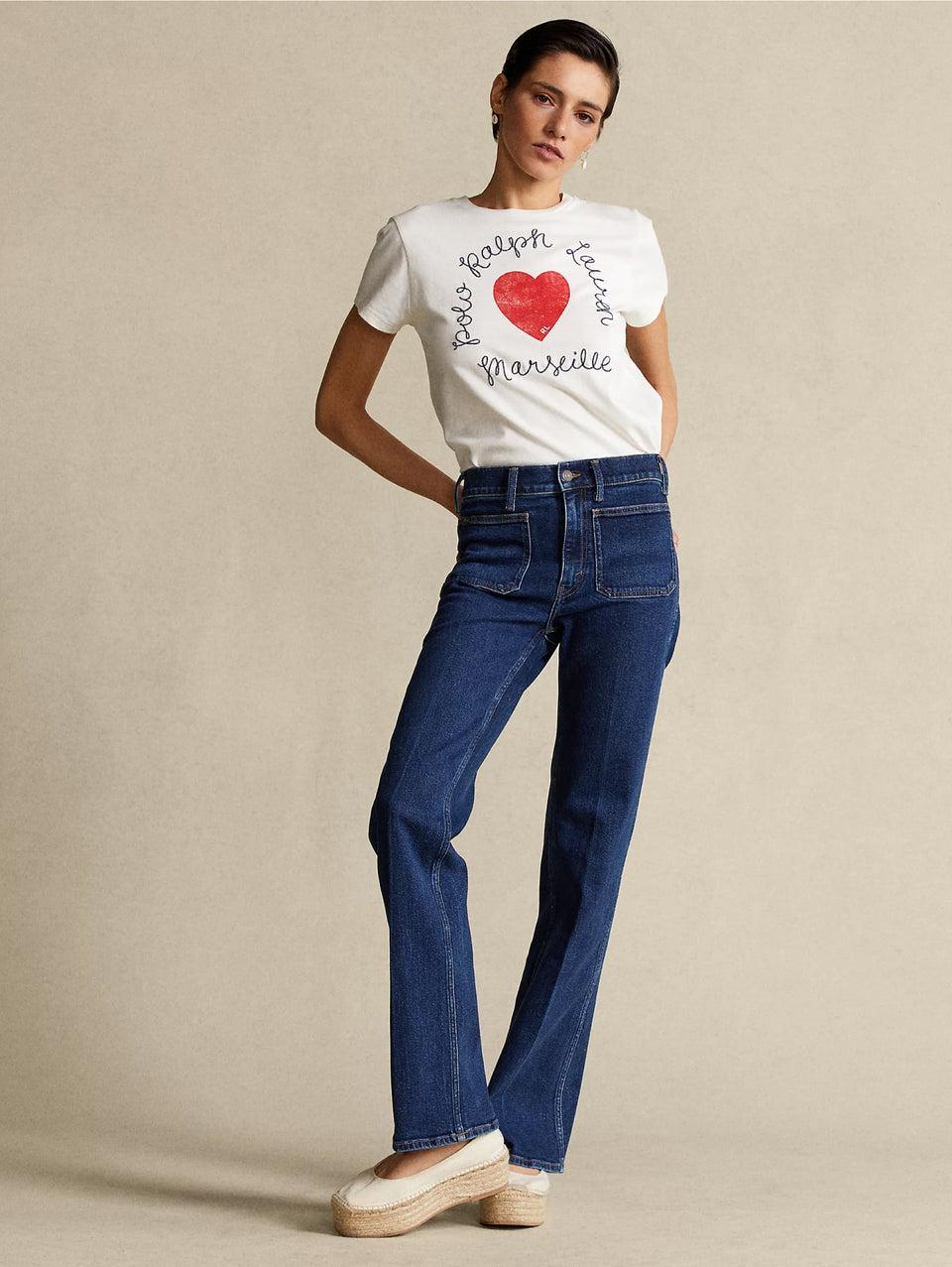 RALPH LAUREN Jeans Gamba Larga Svasata Blu Negozio online di fabbrica