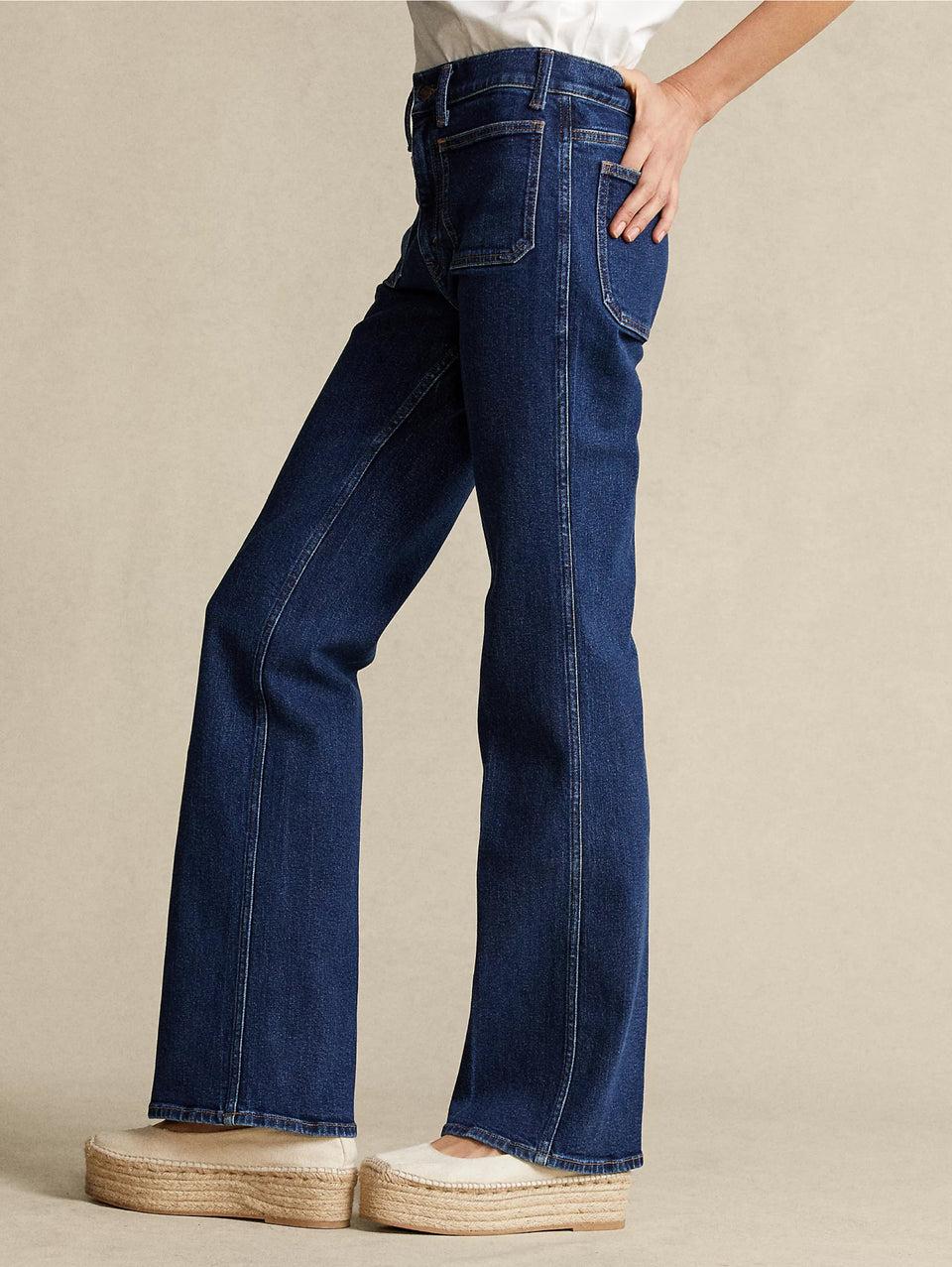 RALPH LAUREN Jeans Gamba Larga Svasata Blu Negozio online di fabbrica