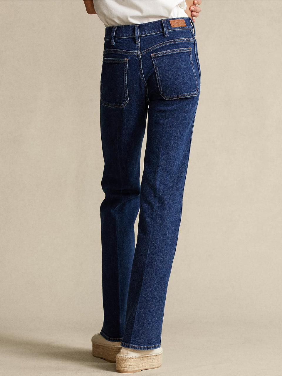 RALPH LAUREN Jeans Gamba Larga Svasata Blu Negozio online di fabbrica