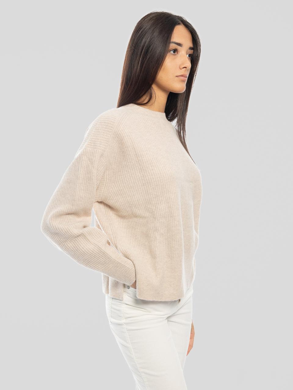 CLOSED Maglia Cropped Girocollo Perla Vendite stagionali