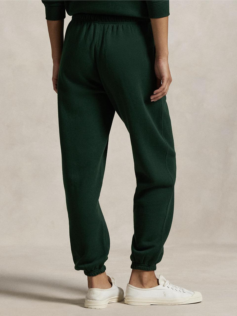 RALPH LAUREN Pantaloni da Jogging con Elastico Verde Comprane uno, ottenene uno gratis
