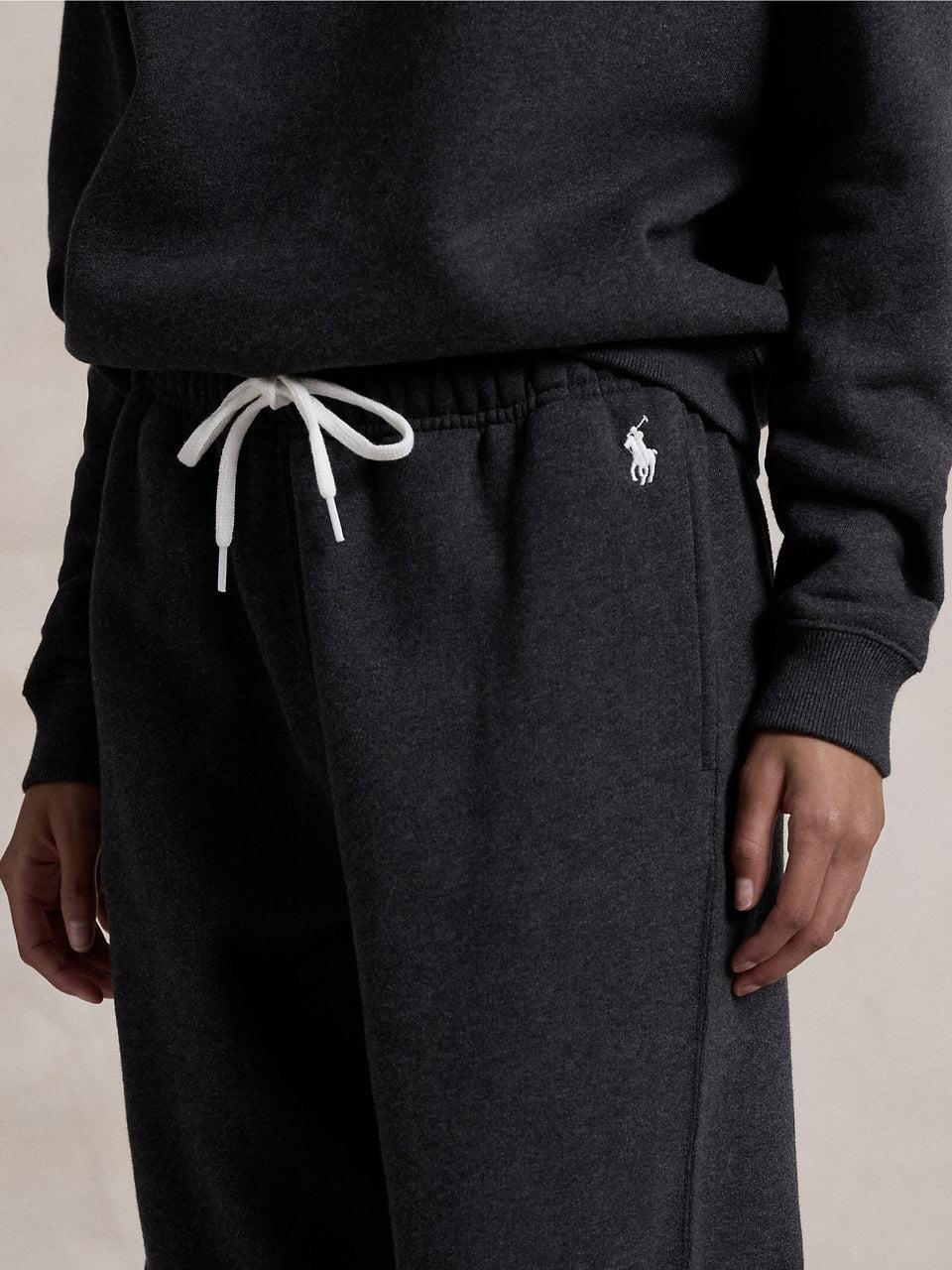 RALPH LAUREN Pantaloni da Jogging con Elastico Nero Offerte speciali