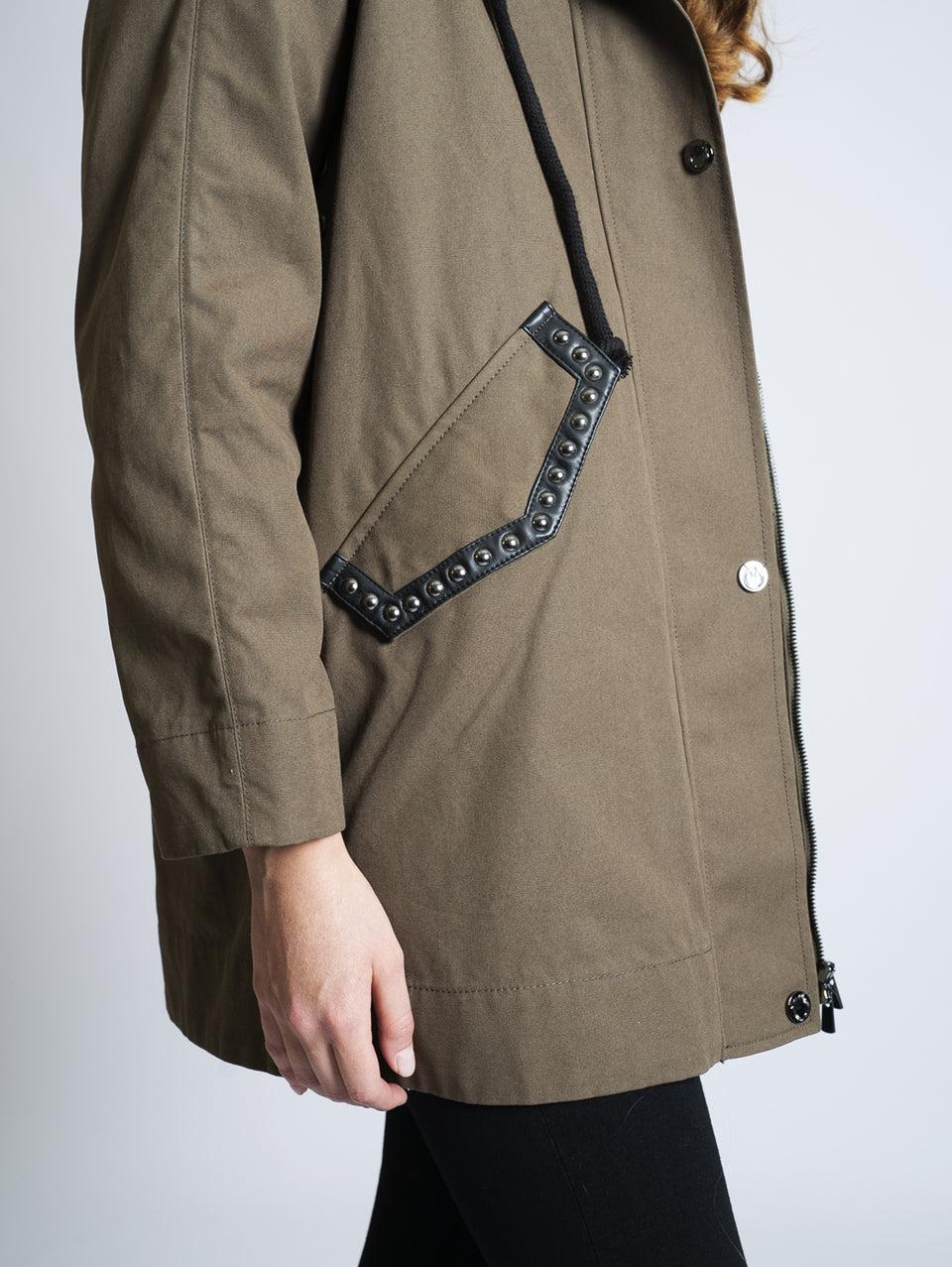 PINKO Parka con Imbottitura Removibile Verde Ultimo giorno