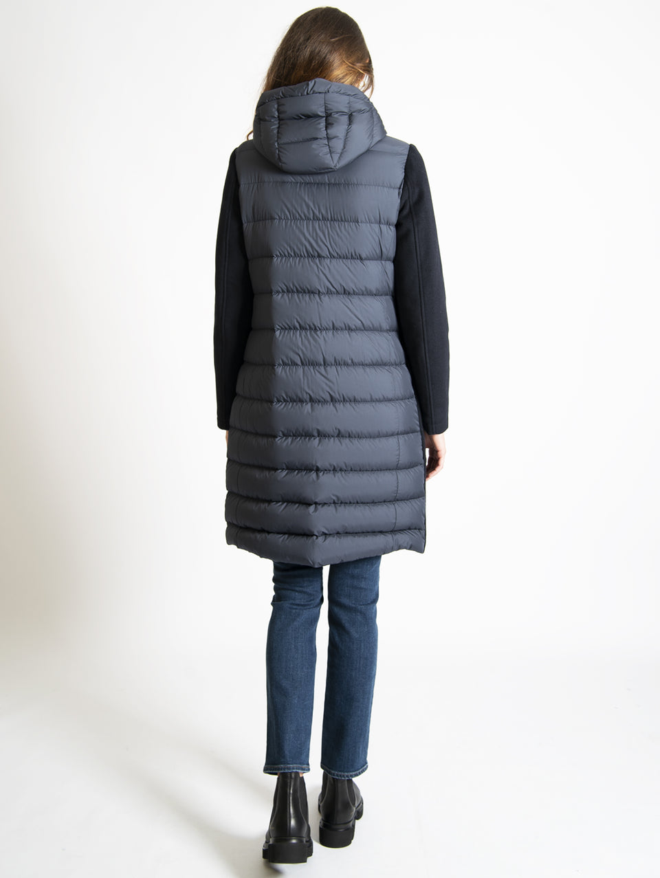 WOOLRICH Parka Due in Doppio Tessuto Blu Promozione temporanea