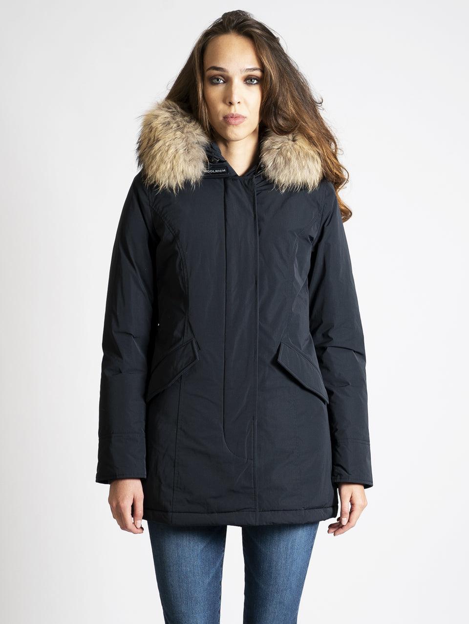 WOOLRICH Giaccone Parka in Shape Memory Blu