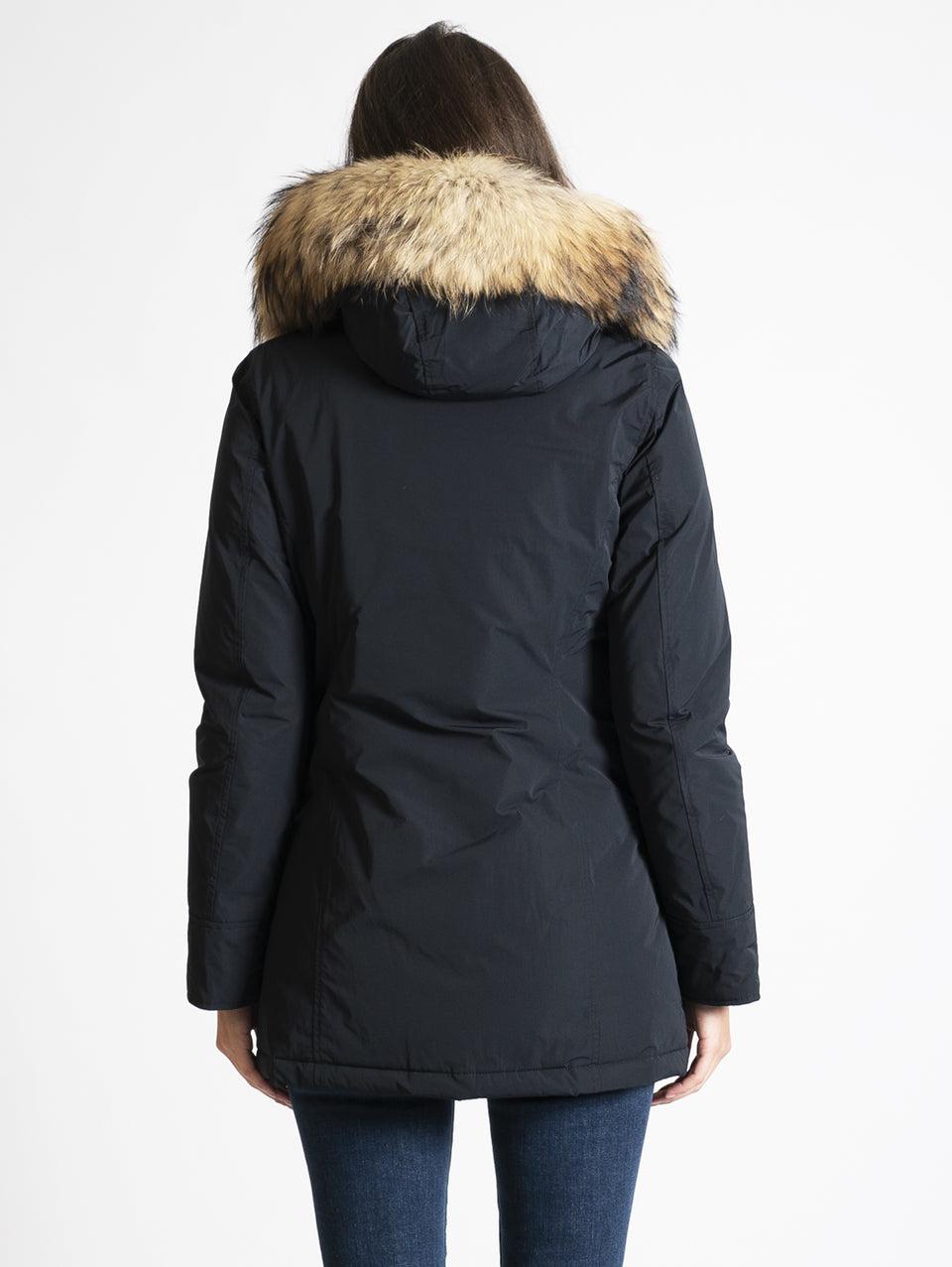 WOOLRICH Giaccone Parka in Shape Memory Blu Fino al 50% di sconto