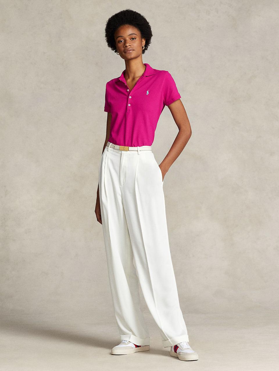 RALPH LAUREN Polo Manica Corta Slim Fit Rosa Only for today