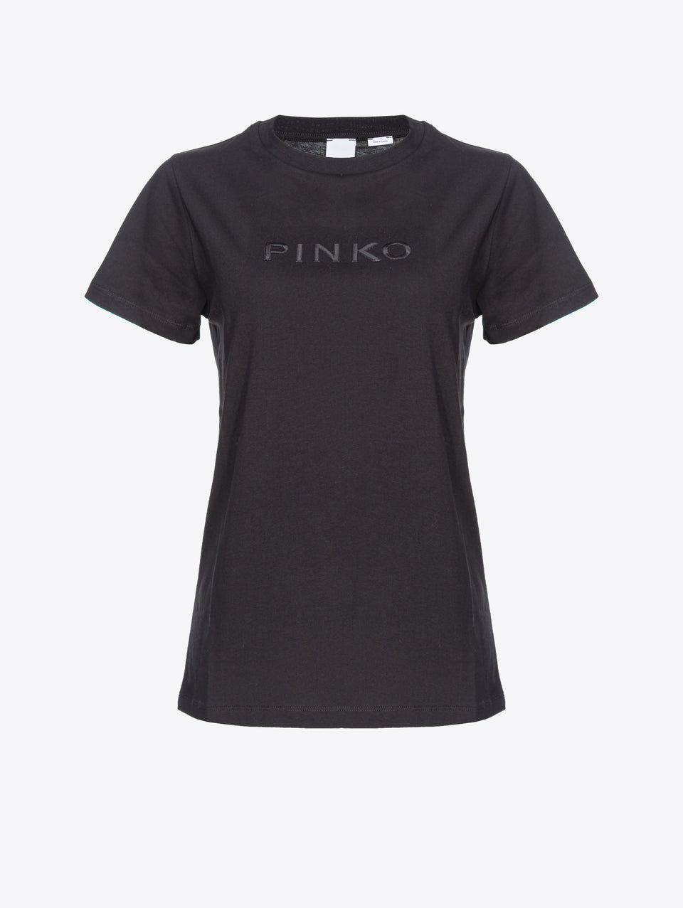 PINKO T-shirt con Logo Ricamato Nero 50% di sconto per tempo limitato
