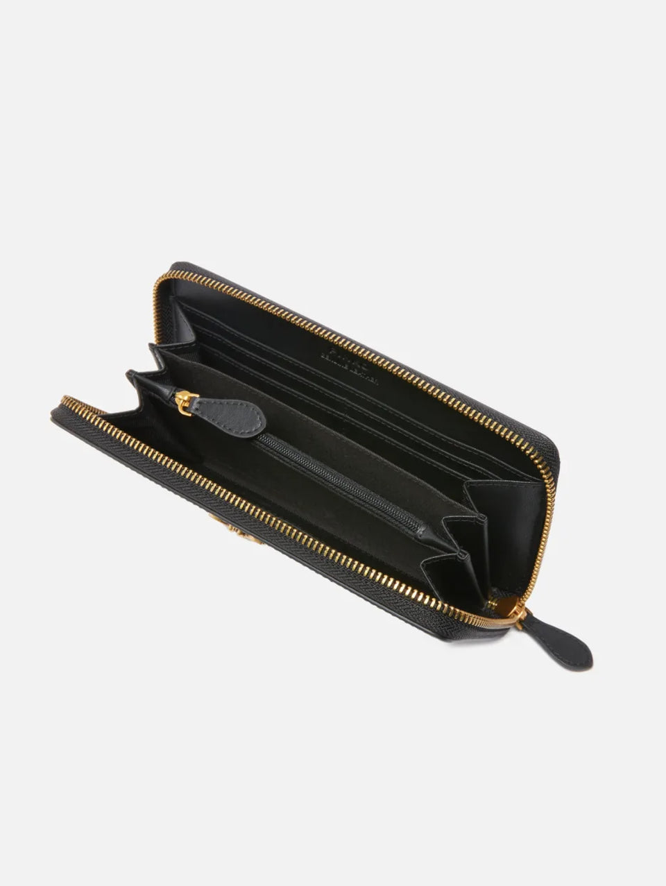 PINKO Portafoglio Zip Around in Pelle Nero Novità