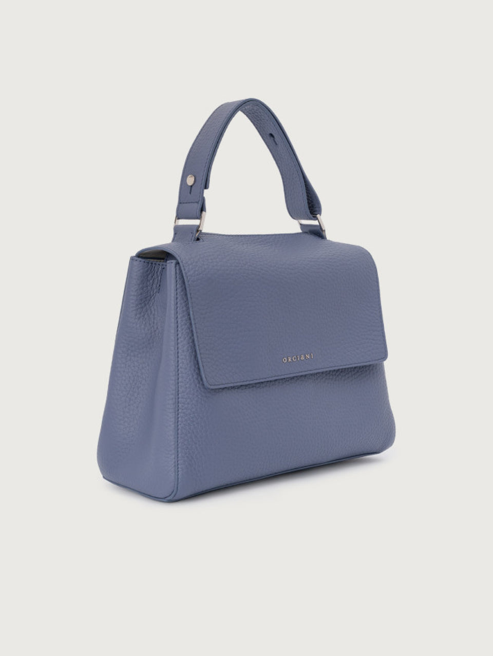 ORCIANI Borsa Sveva a Mano Media Mirtillo Sconto