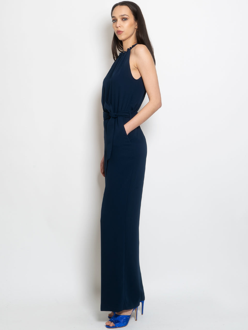 P.A.R.O.S.H. Tuta con Scollo all'Americana Blu Grande vendita