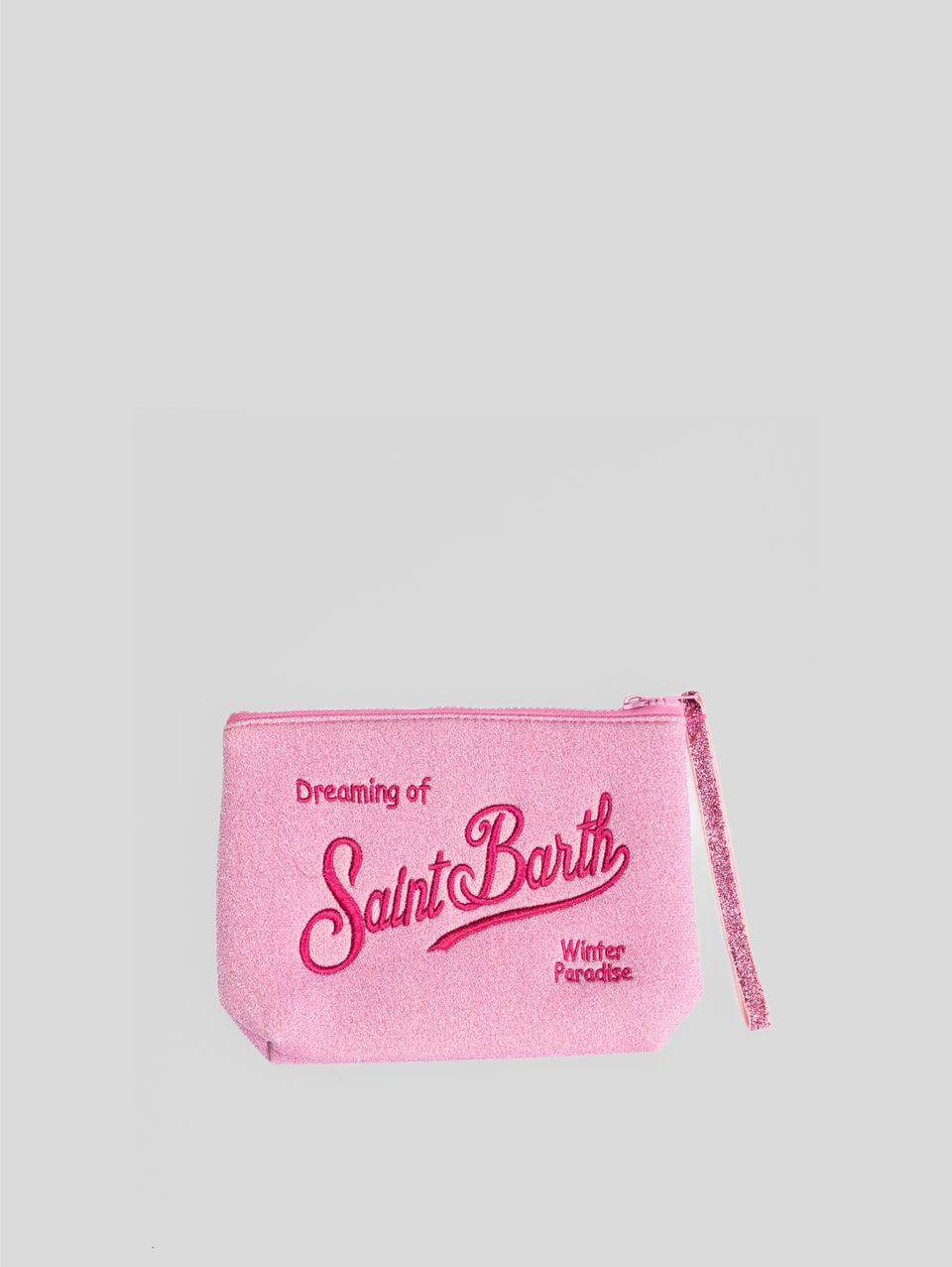 MC2 SAINT BARTH Pochette in Lurex Aline Rosa Offerta Giorno del Papà