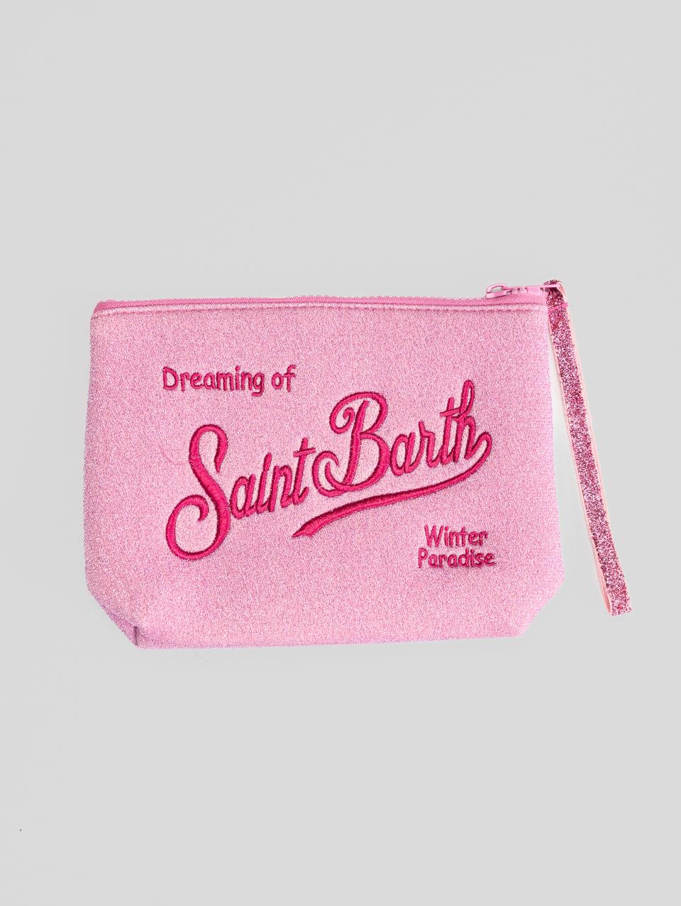 MC2 SAINT BARTH Pochette in Lurex Aline Rosa Offerta Giorno del Papà