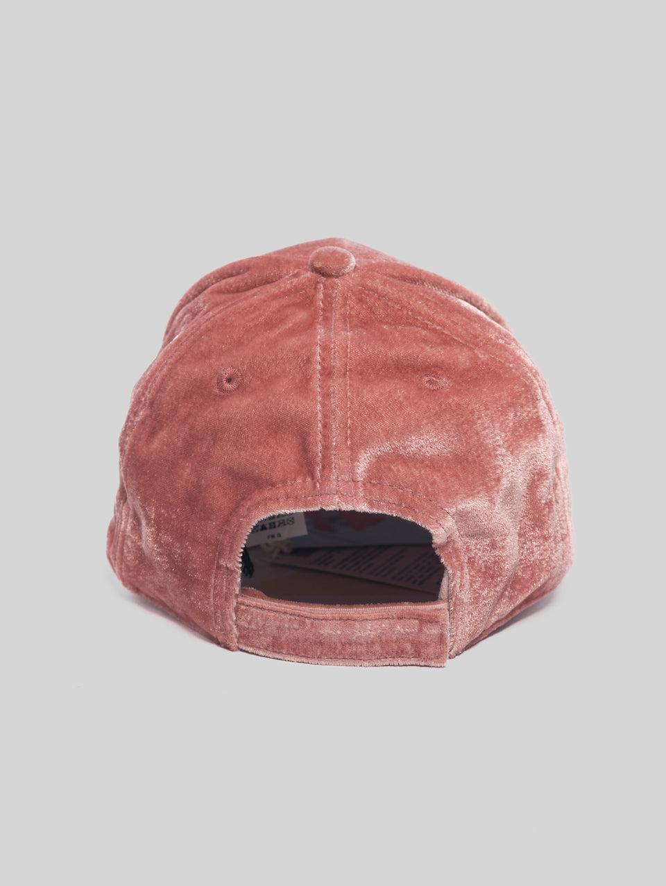 MC2 SAINT BARTH Berretto da Baseball in Velluto Rosa Offerte giornaliere