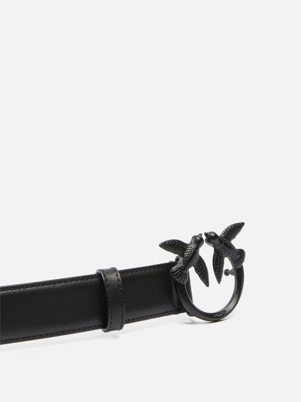 PINKO Cintura con Fibbia Love Birds in Tono Colore Nero Fino al 60% di sconto