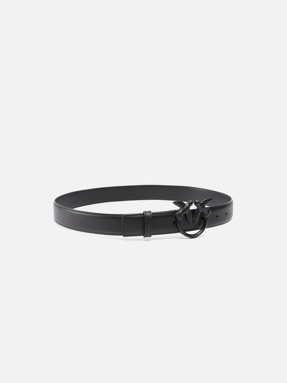 PINKO Cintura con Fibbia Love Birds in Tono Colore Nero Fino al 60% di sconto