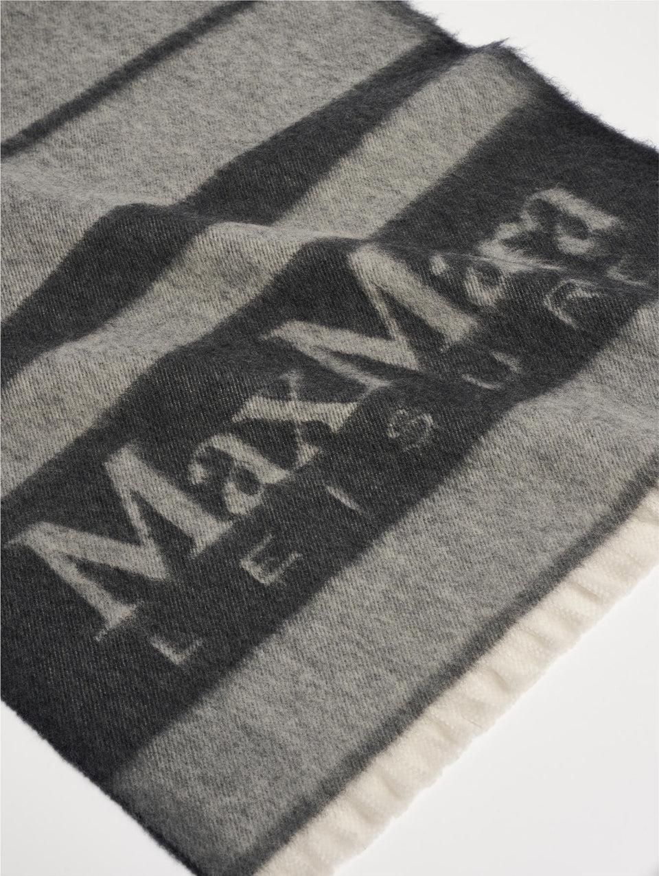 MAX MARA LEISURE Stola con Lavorazione Jacquard Grigio In Linea