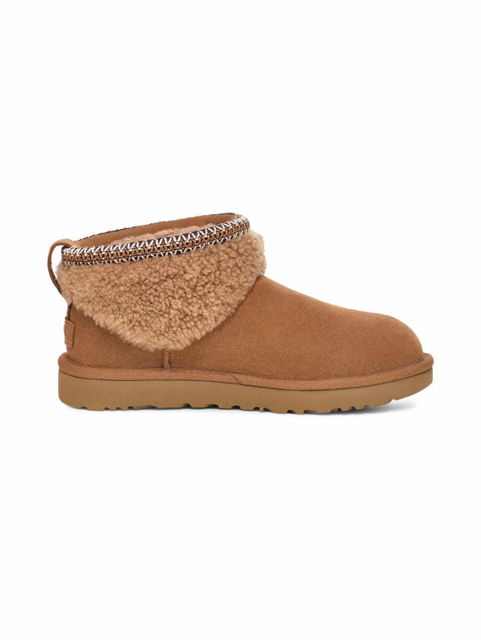 UGG Stivaletti in Montone Classic Ultra Mini Maxi Curly da Donna Castagna Pezzi Unici