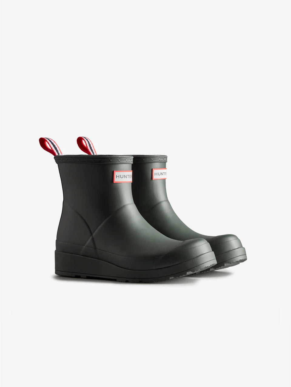 HUNTER Stivaletti Play Short Wellington con Plateau Verde Acquista Ora