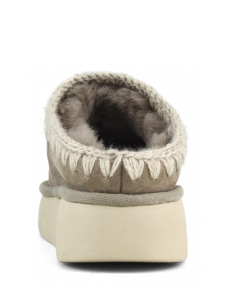 MOU Pantofole Bounce Clog Metal Logo Grigio Shopping Online