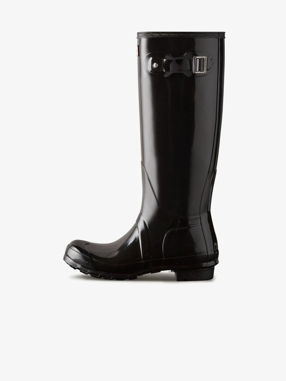 HUNTER Stivaletti Wellington Original in Gomma Lucida Neri Offerta