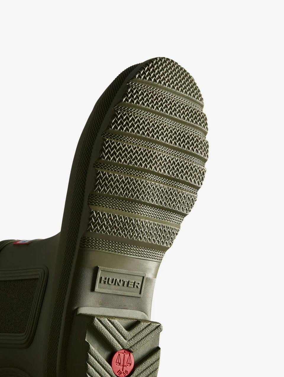 HUNTER Stivaletti Chelsea in Gomma con Elastico Verde Online