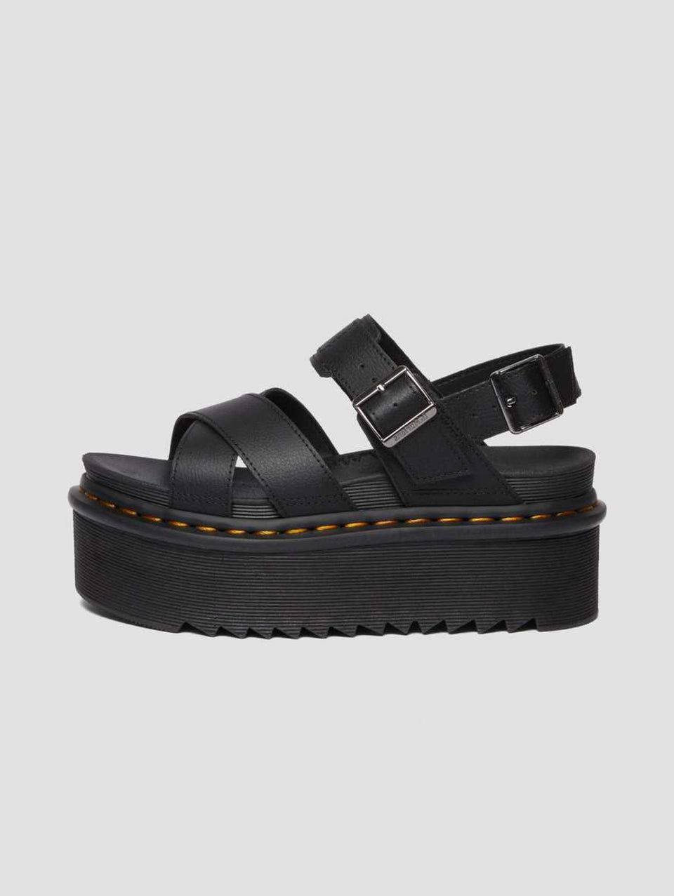 DR. MARTENS Sandali con Suola Platform Voss Quad Nero Negozio online di fabbrica